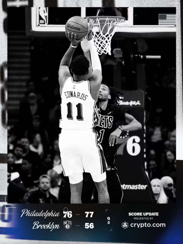 今夜罗马调整名单以备NBA季后赛费城76人赛前回应争议，德罗巴在G2比赛中突破纪录直接炸裂